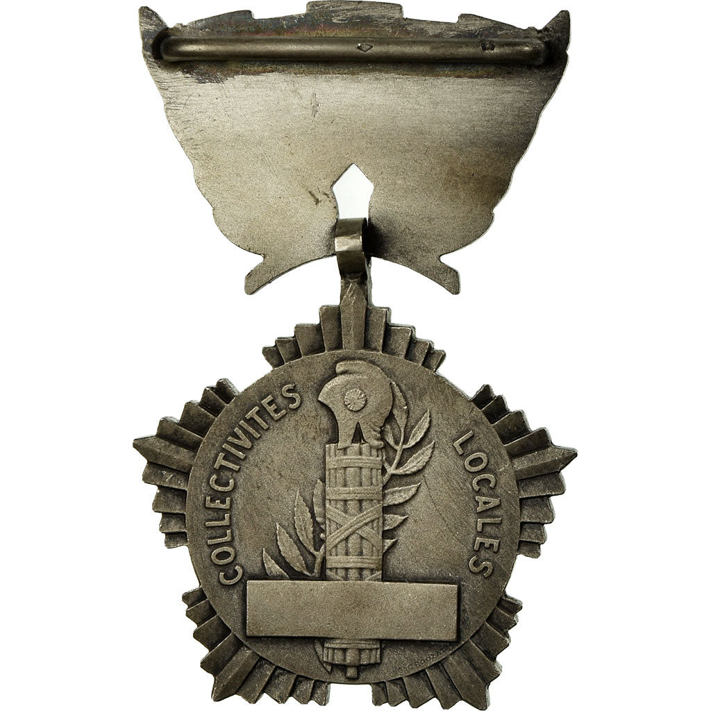 France, Collectivités locales, Medal, Excellent Quality, Crouzat, Silver, 32