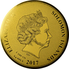 Coin, Solomon Islands, Elizabeth II, Brasher Doubloon, 10 Dollars, 2017