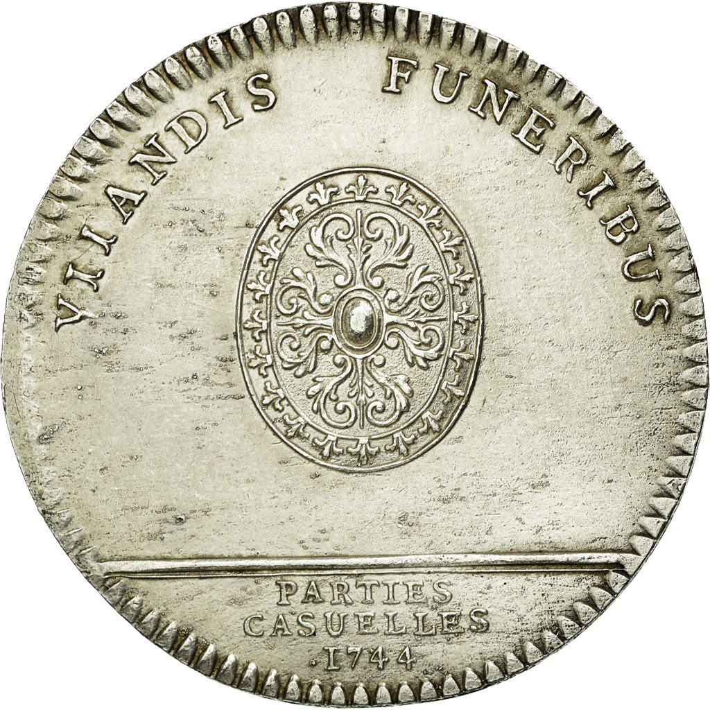 France, Token, Royal, 1744, AU(55-58), Silver, Feuardent:2787
