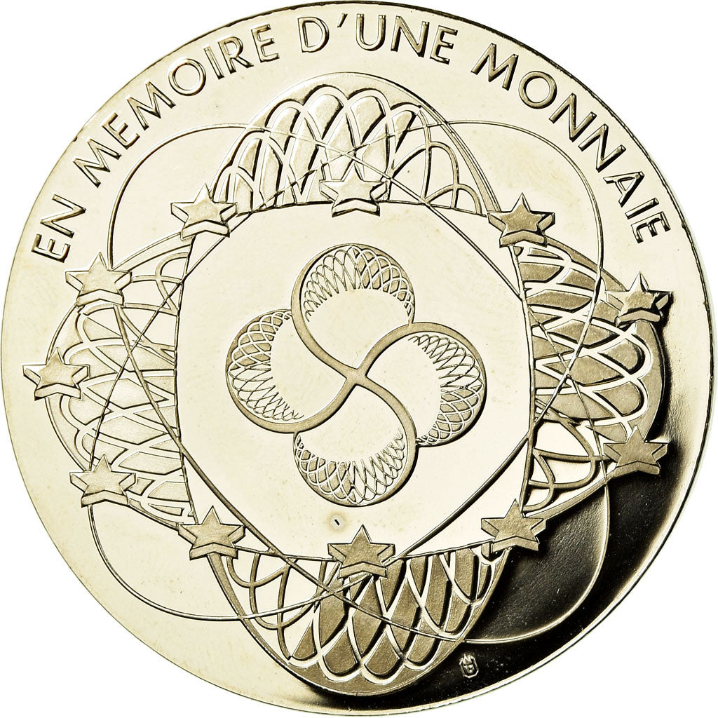 France, Medal, En Mémoire d'une Monnaie, 100 Francs Eugène Delacroix