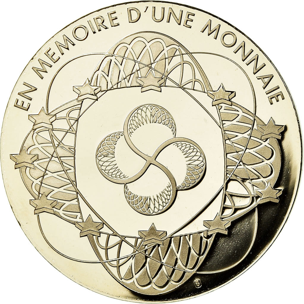 France, Médaille, En Mémoire d'une Monnaie, 5 francs Pasteur, FDC, Cuivre