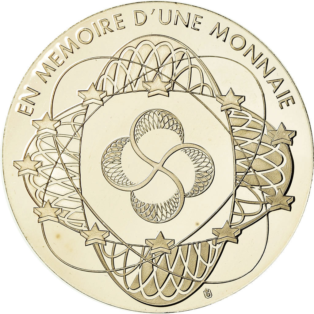 France, Médaille, En Mémoire d'une Monnaie, 500 Francs Pascal, FDC, Cuivre