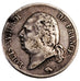 FRANCE, Louis XVIII, 5 Francs, 1822, Paris, KM #711.1, F(12-15), Silver,...