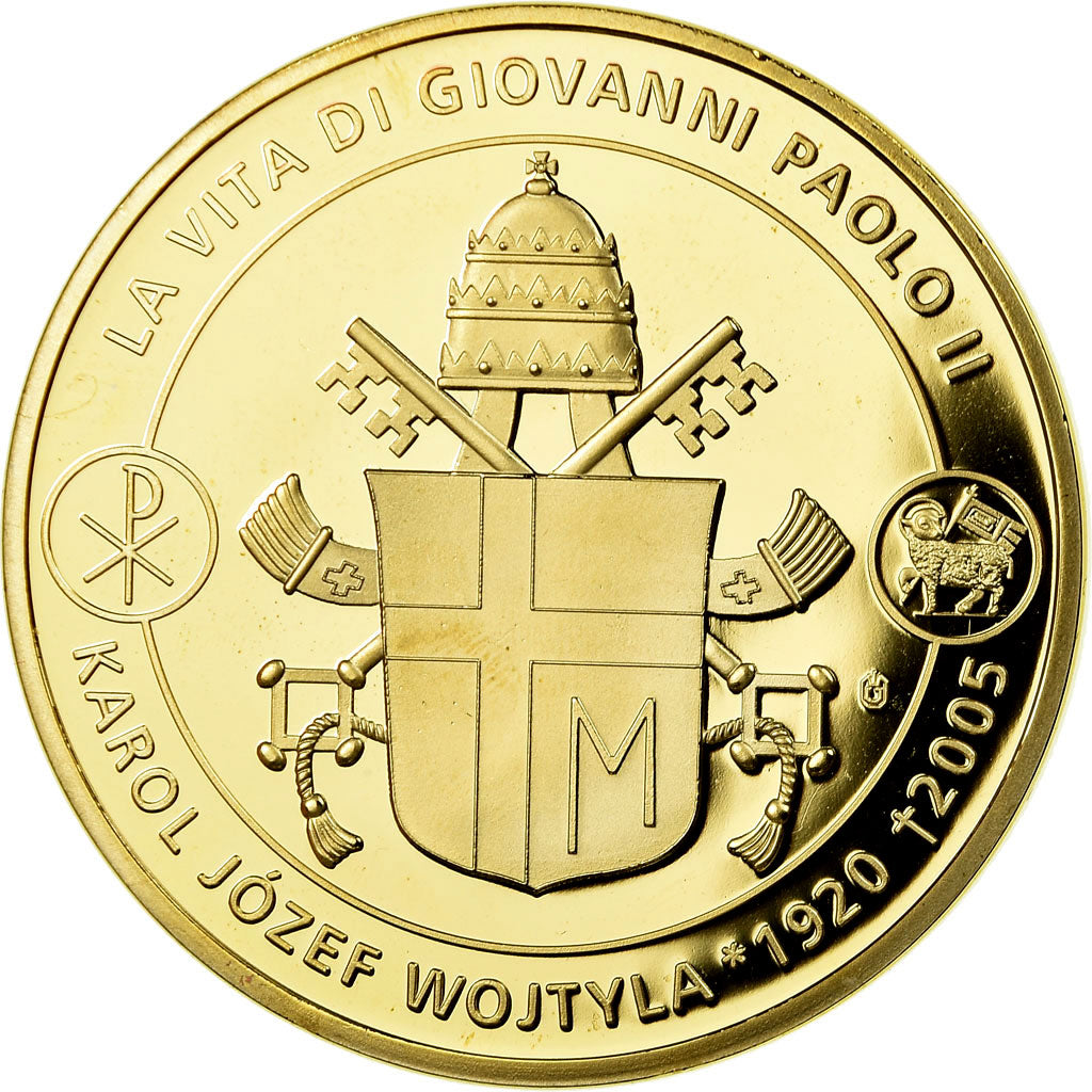 Watykan, Medal, La Béatification de jean-Paul II, Religie i wierzenia, Undated