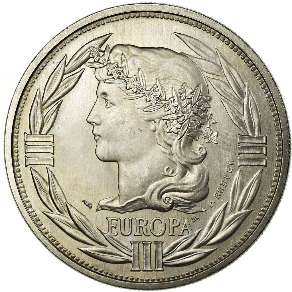 France, Medal, Ecu Europa, Marianne, 1993, Rodier, MS(65-70), Copper-nickel
