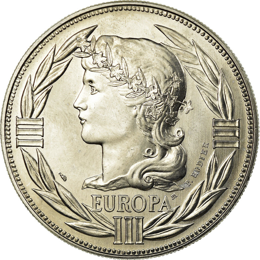 Francia, medalla, Ecu Europa, Marianne, 1986, Rodier, FDC, Cobre - níquel