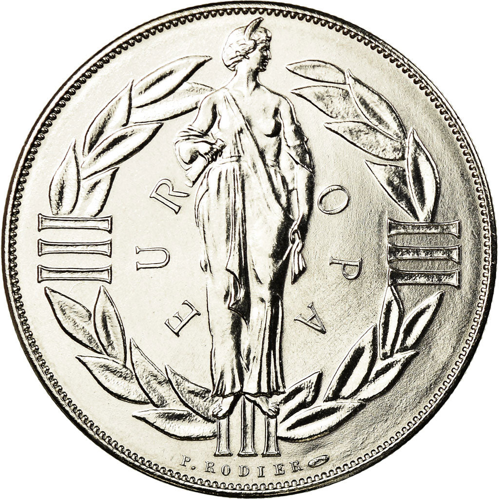 Francja, Medal, Ecu Euro, EUROPA, 1979, Rodier, MS(65-70), Miedź-Nikiel