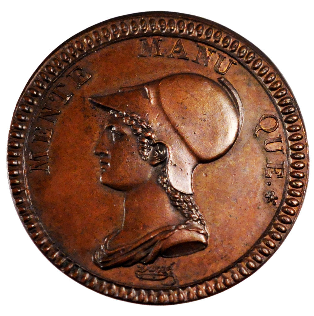 France, The French Revolution, Token, 1791, MS(60-62), Copper, 7.27