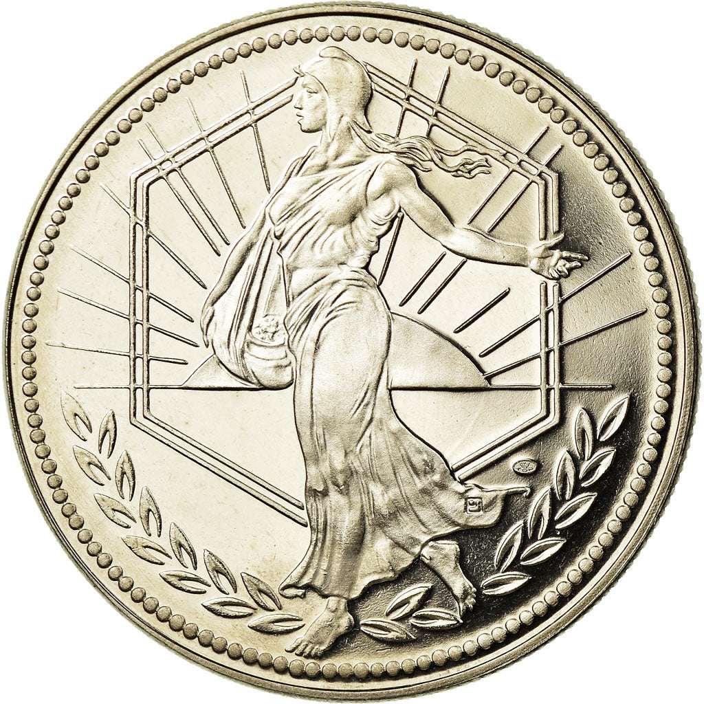 France, Medal, L'Europe, La Semeuse, 2000, MS(65-70), Copper-nickel