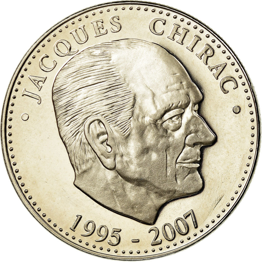 Frankreich, Medaille, Les Présidents de la République, Jacques Chirac, 2007