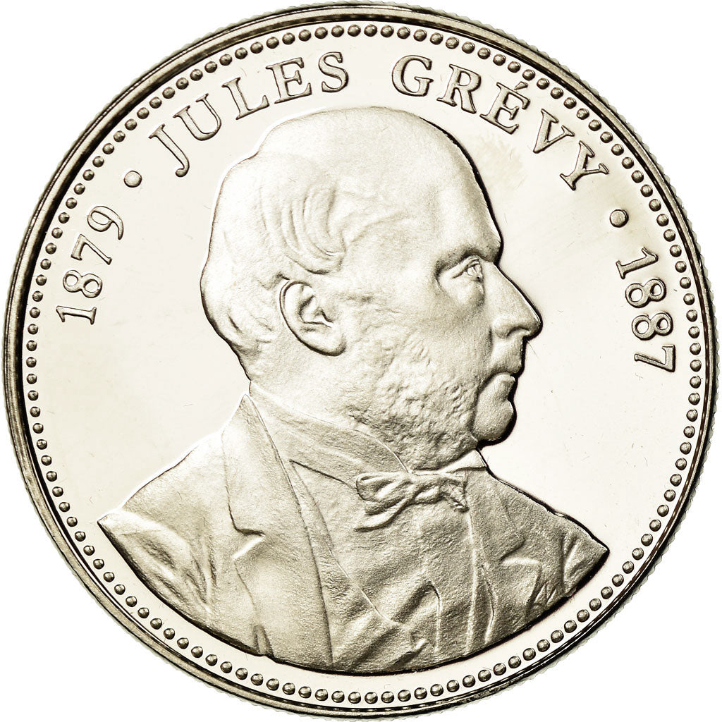 Frankreich, Medaille, Les Présidents de la République, Jules Grévy, UNZ+