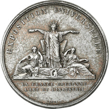 France, Token, Industry, 1855, EF(40-45), Zinc