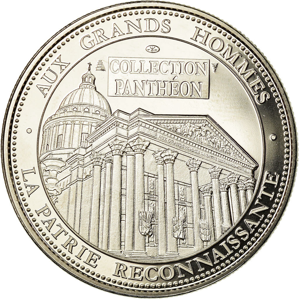 France, Medal, Pierre et Marie Curie, Collection Panthéon, MS(64)