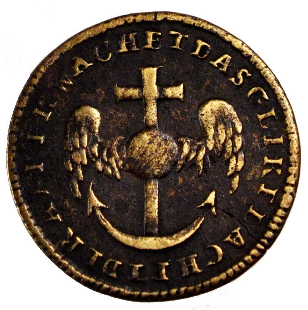 France, The French Revolution, Token, AU(50-53), Copper, Feuardent #13433, 1.80