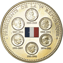 France, Medal, Présidents de la Ve République, MS(64), Copper-nickel