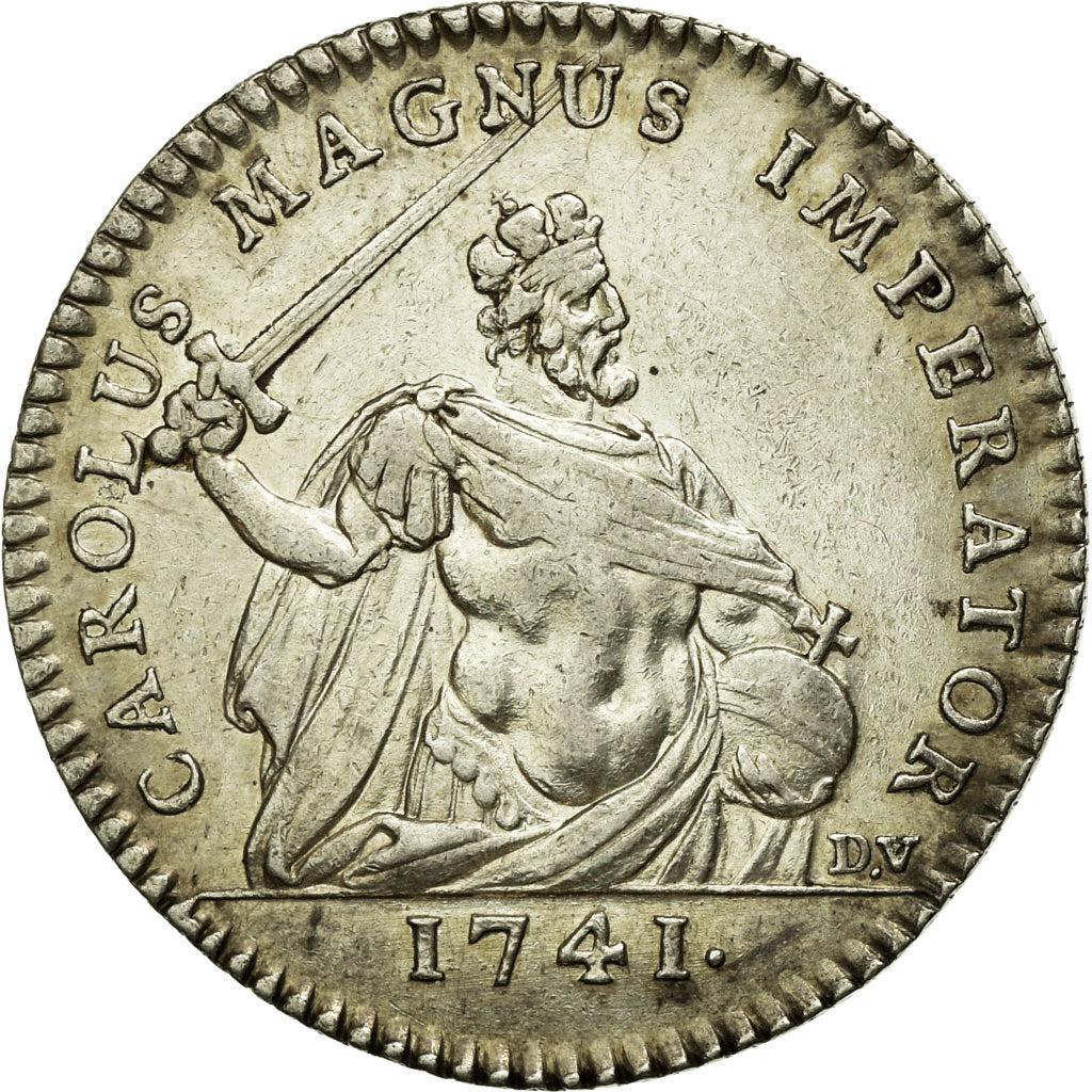 France, Token, Royal, 1741, MS(60-62), Silver, Feuardent:1821