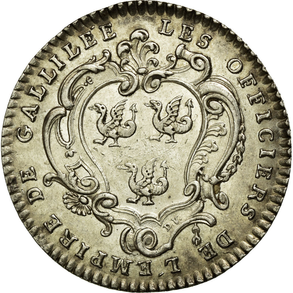 France, Token, Royal, 1741, MS(60-62), Silver, Feuardent:1821