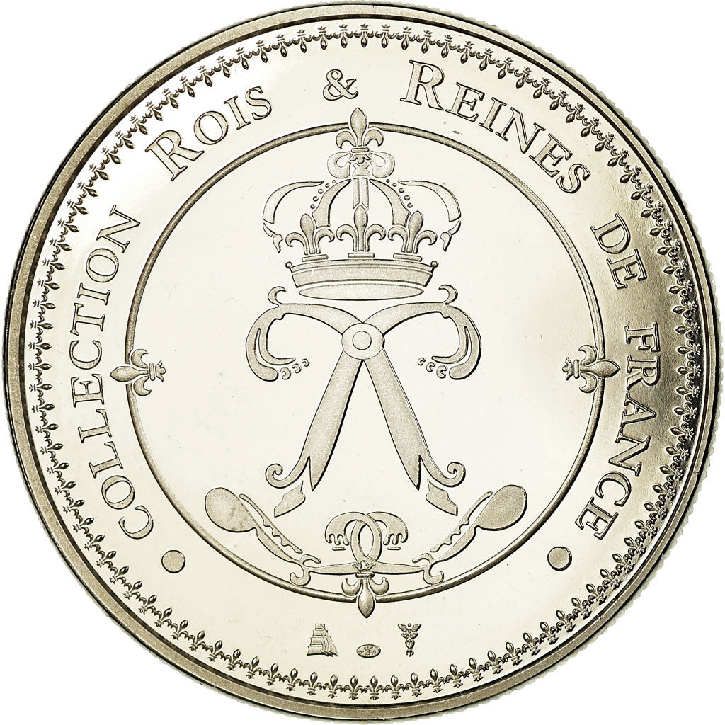 Francja, Medal, Les rois de France, Louis XVI, MS(65-70), Miedź-Nikiel