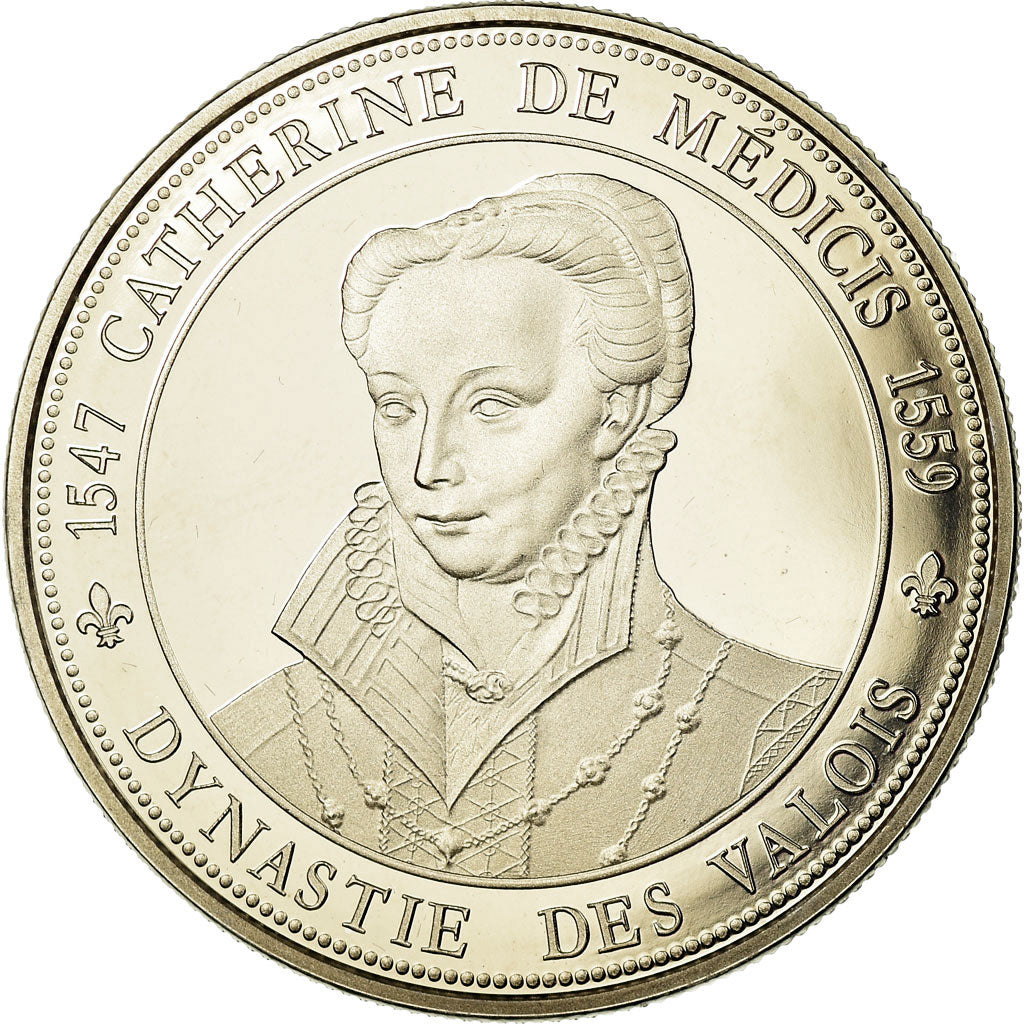 Francia, medalla, Catherine de Médicis, History, FDC, Cobre - níquel