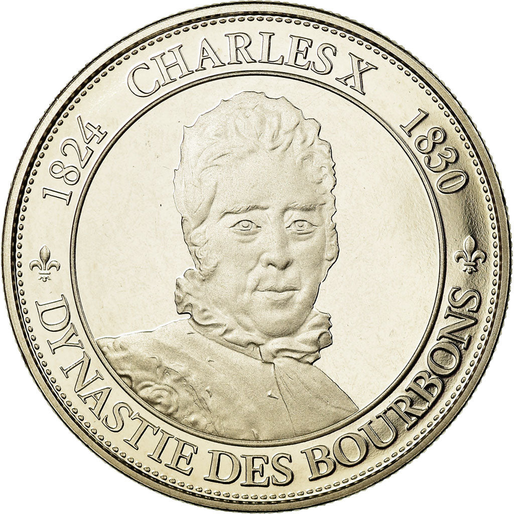 França, Medal, Les Rois de France, Charles X, História, MS(65-70)