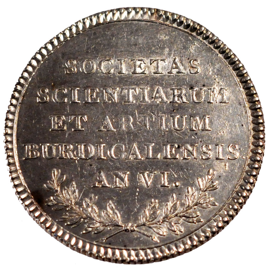 France, The French Revolution, Token, 1798, MS(60-62), Silver, Feuardent #9205,.