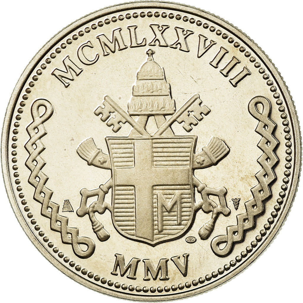 Vatican, Medal, Le Pape Jean-Paul II, MS(64), Copper-nickel