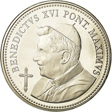Vatican, Medal, Le Pape Benoit XVI, 2013, MS(64), Copper-nickel
