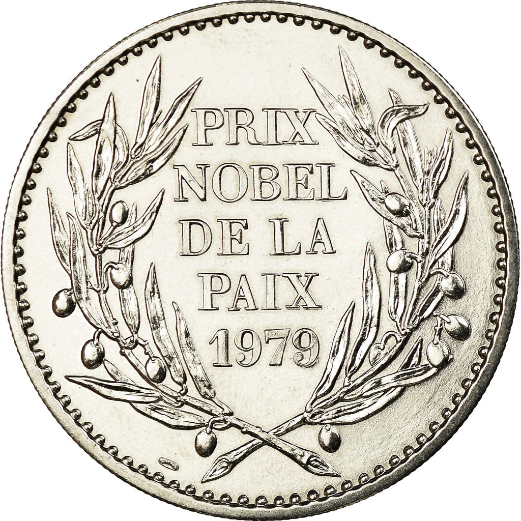 France, Medal, Mère Thérésa, Prix Nobel de la Paix 1979, MS(64)