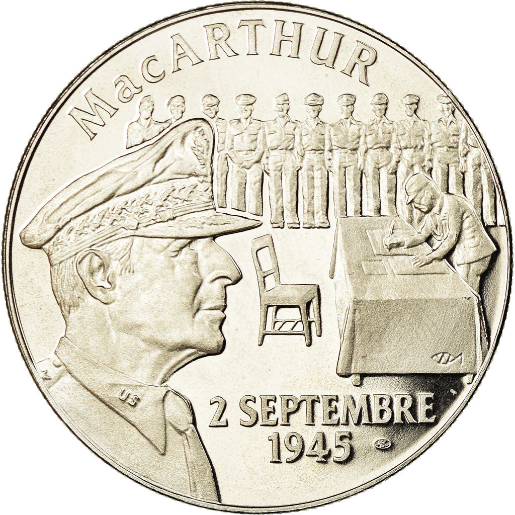 France, Medal, Seconde Guerre Mondiale, Mac Arthur, MS(64), Copper-nickel