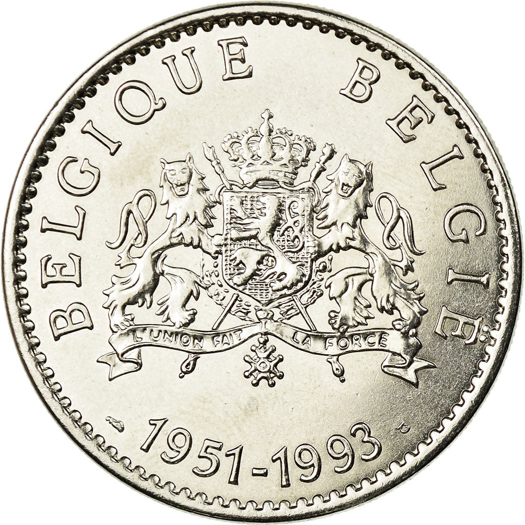 Belgium, Medal, Le roi Baudouin Ier, 1993, MS(65-70), Copper-nickel