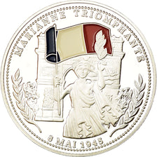 France, Médaille, Seconde Guerre Mondiale, Marianne Triomphante, FDC, Argent