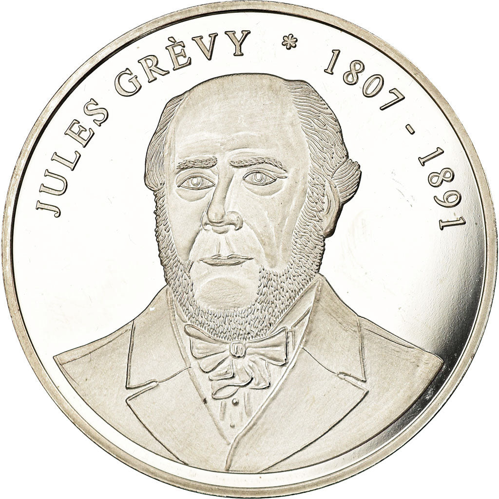 França, Medal, Les Présidents de la République, Jules Grévy, MS(64), Prata