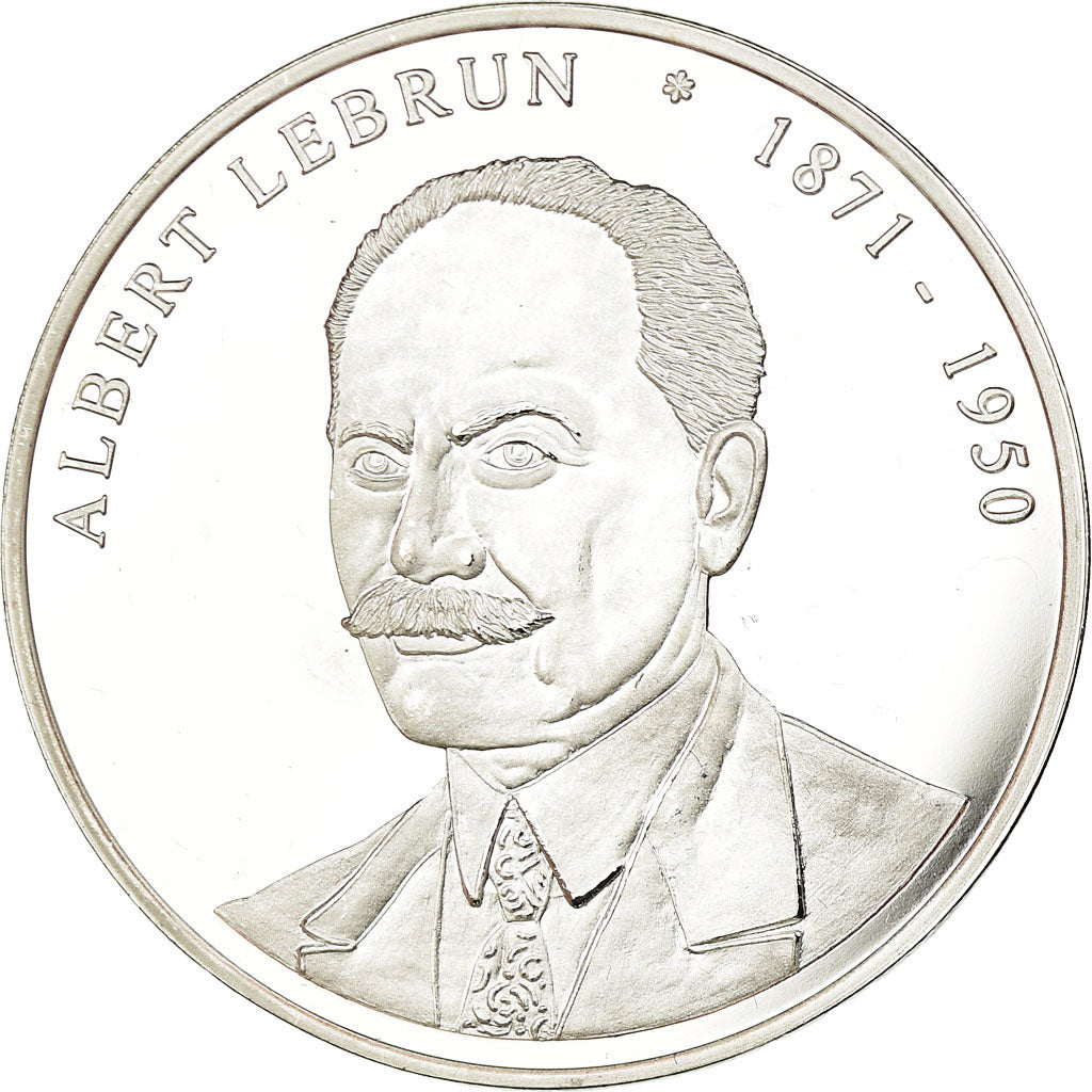 Francia, medalla, Les Présidents de la République, Albert Lebrun, SC+, Copper