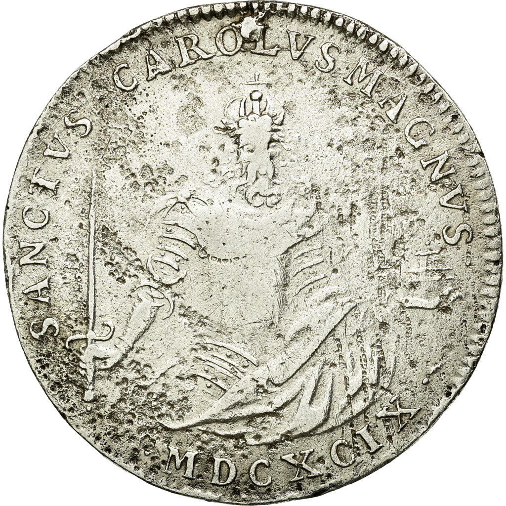 France, Token, Royal, 1699, VF(20-25), Silver, Feuardent:4440