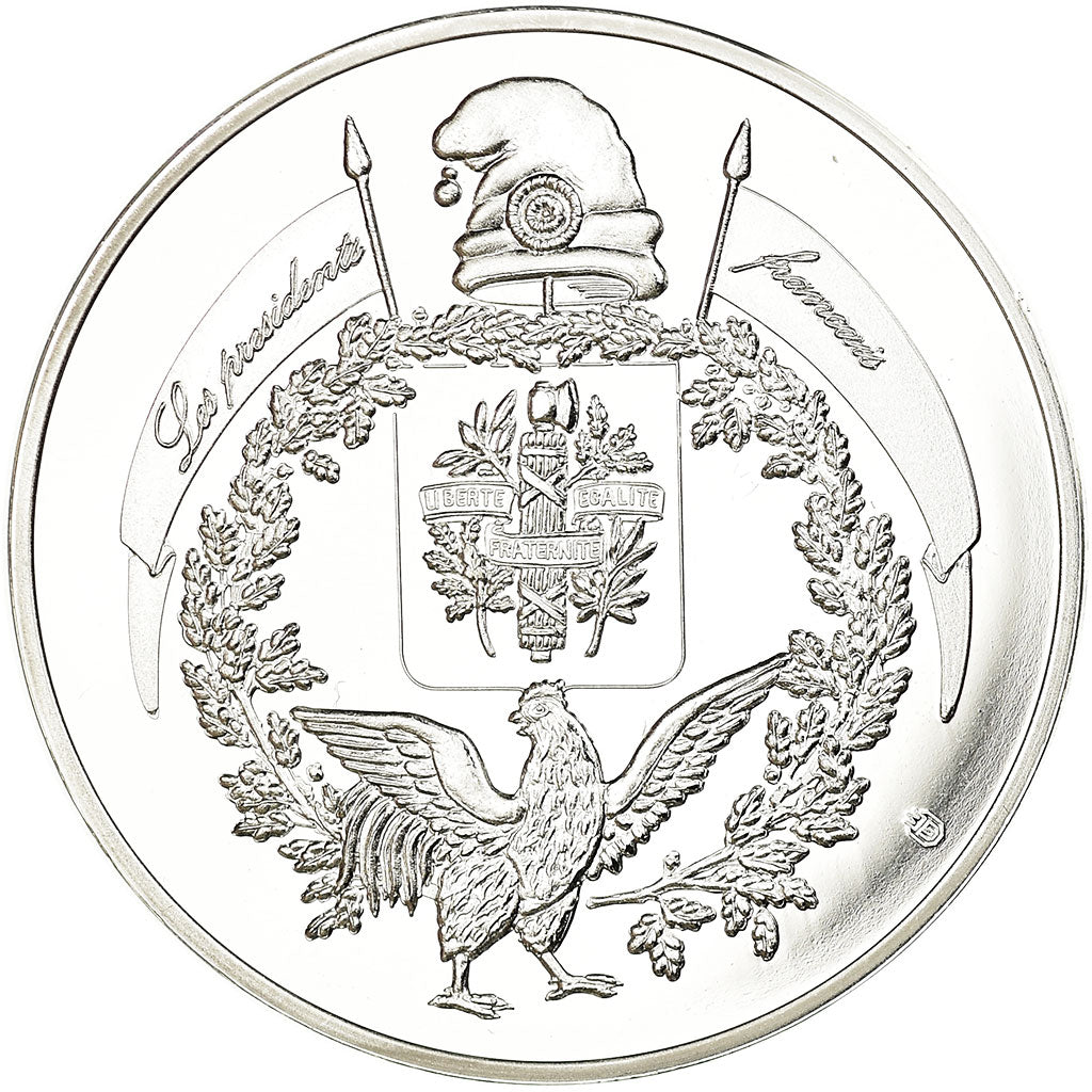 France, Médaille, Les Présidents de la République, Alain Poher, SPL+, Cuivre