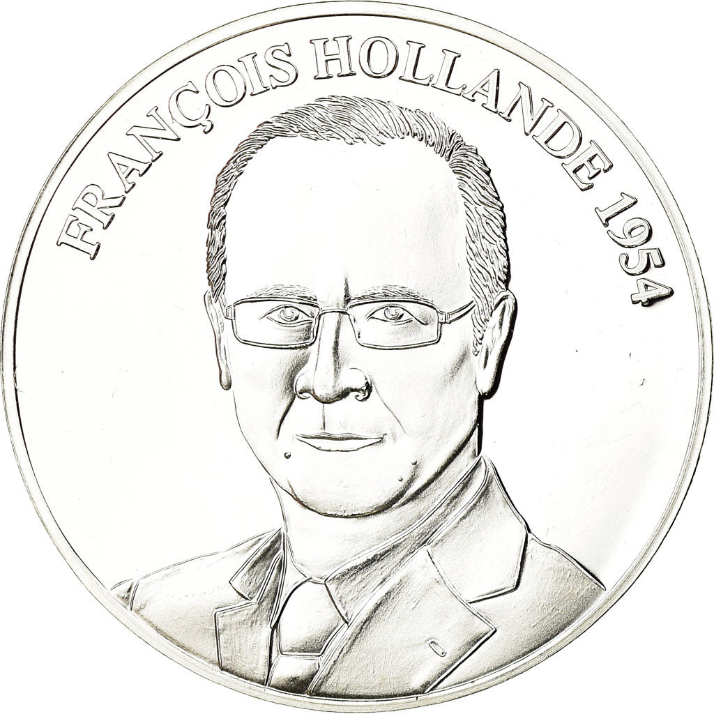 Francja, Medal, Les Présidents de la République, François Hollande, Undated