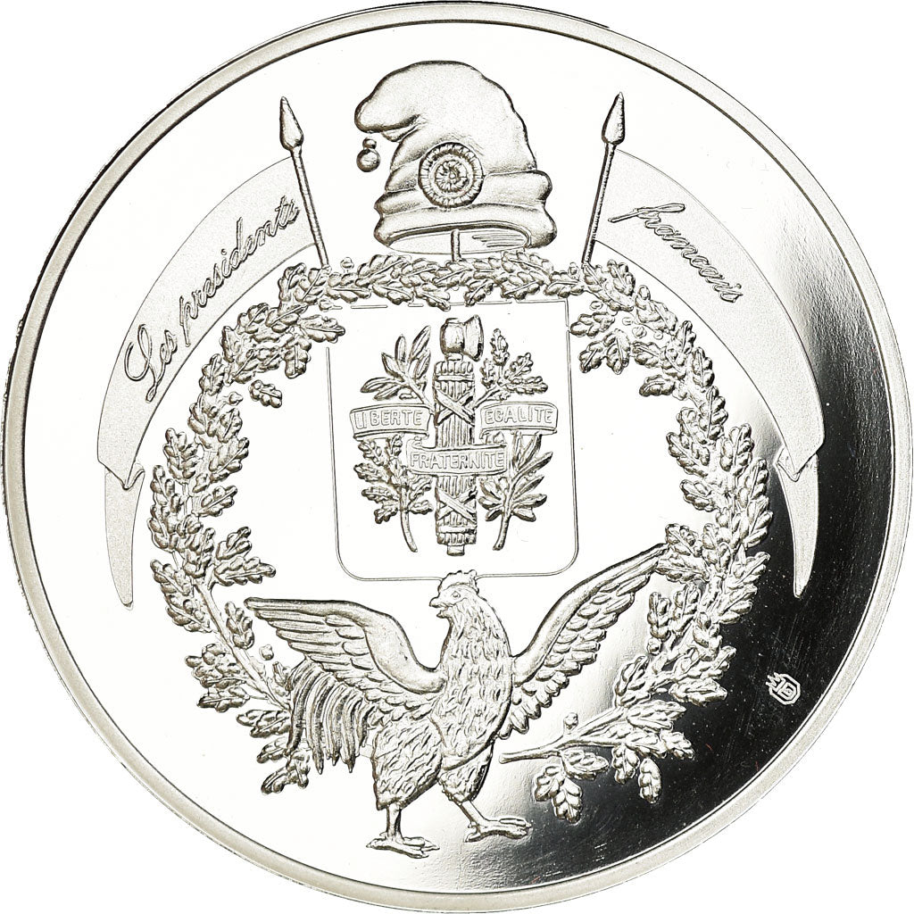 Frankreich, Medaille, Les Présidents de la République, Georges Pompidou, UNZ+