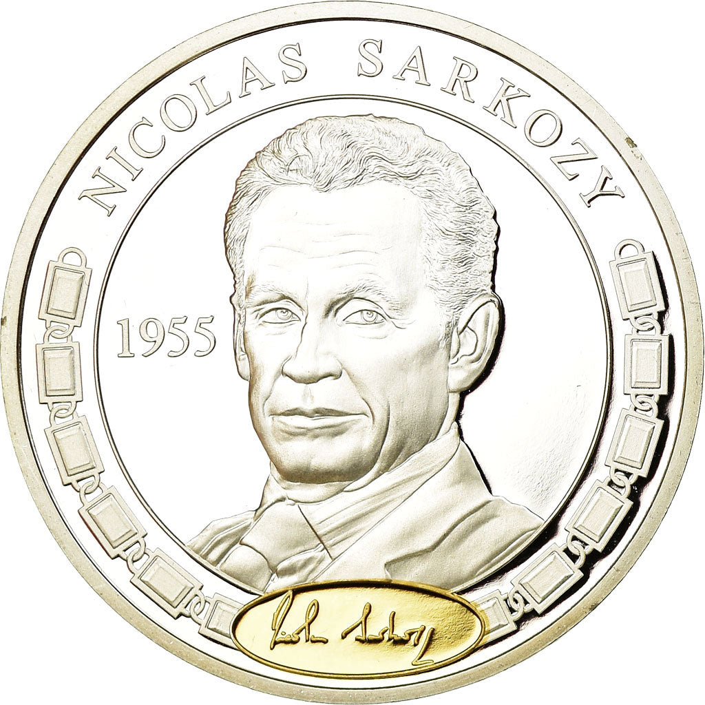 Frankreich, Medaille, Les Présidents de la République, Nicolas Sarkozy, STGL