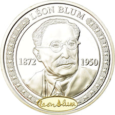 France, Medal, Les Présidents de la République, Léon Blum, MS(65-70), Copper
