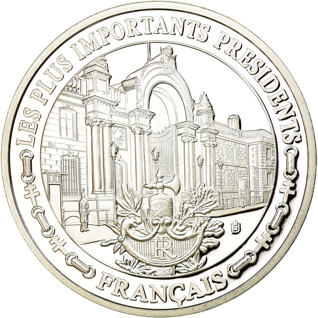 France, Medal, Les Présidents de la République, Léon Blum, MS(65-70), Copper