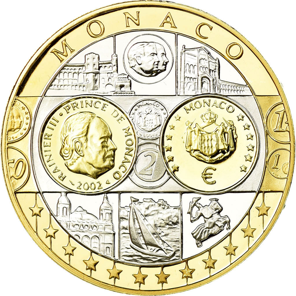 Monaco, Medal, L'Europe, Monaco, MS(64), Silver