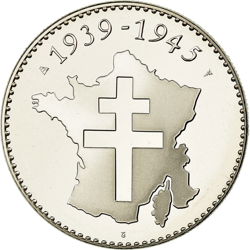 Frankrijk, Medaille, Seconde Guerre Mondiale, Berlin, 1945, FDC, Copper-nickel