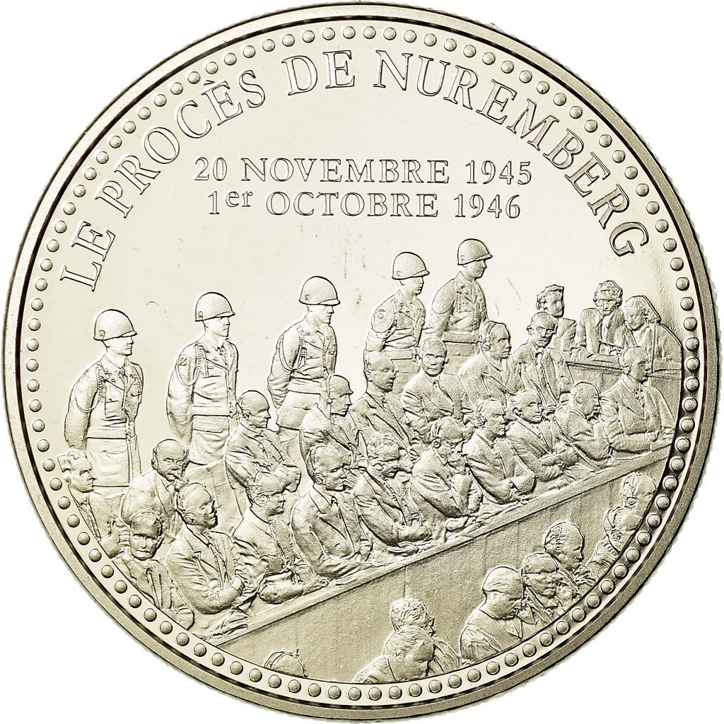 France, Medal, Seconde Guerre Mondiale, Le Procès de Nuremberg, MS(65-70)