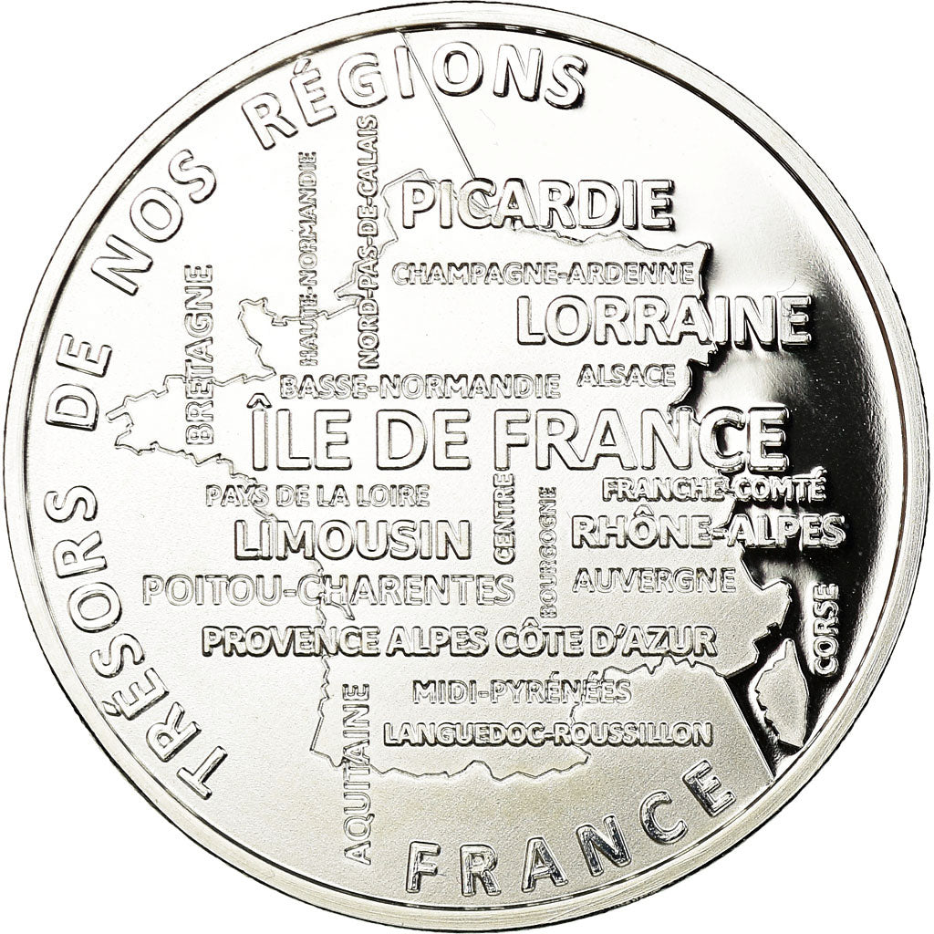 France, Medal, Nos Régions, Midi-Pyrénées, MS(65-70), Silver