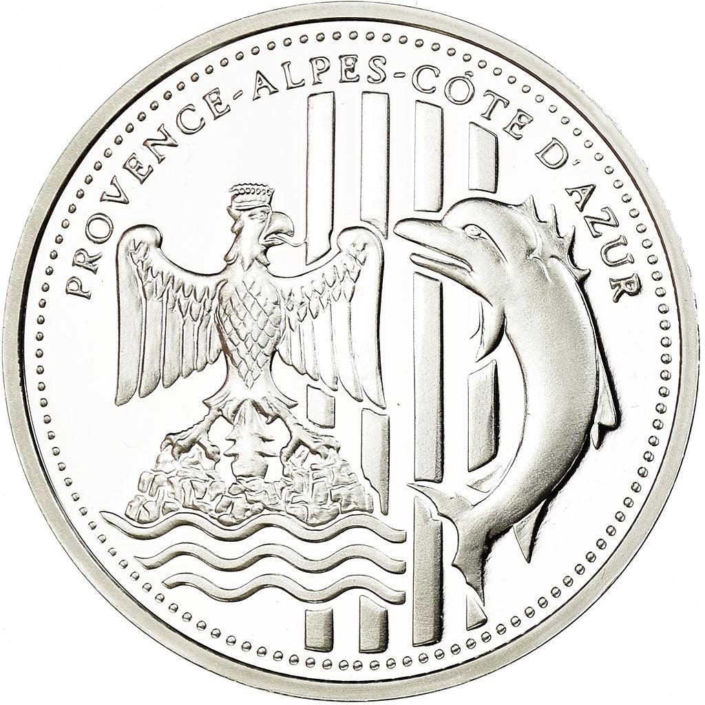 France, Médaille, Provence, Notre-Dame de la Garde Marseille, 2014, FDC, Argent