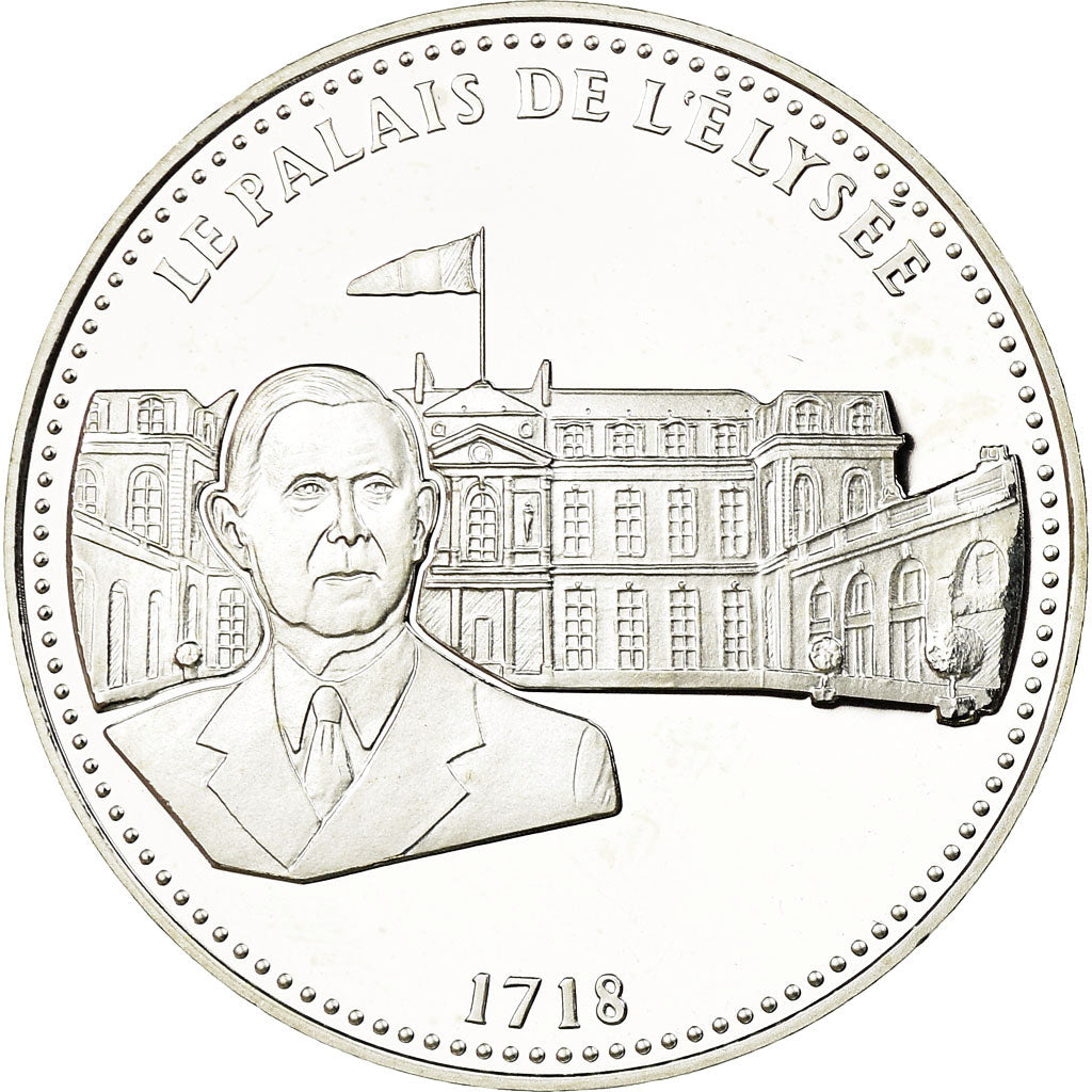France, Medal, Les Joyaux de Paris, Palais de l'Elysée, 2014, MS(65-70), Silver