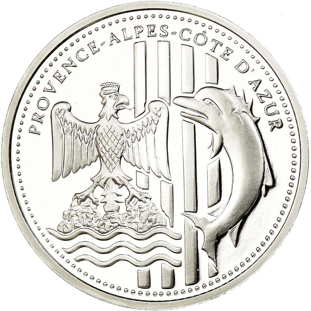 França, Medal, Provence, Alphonse Daudet, MS(65-70), Prata