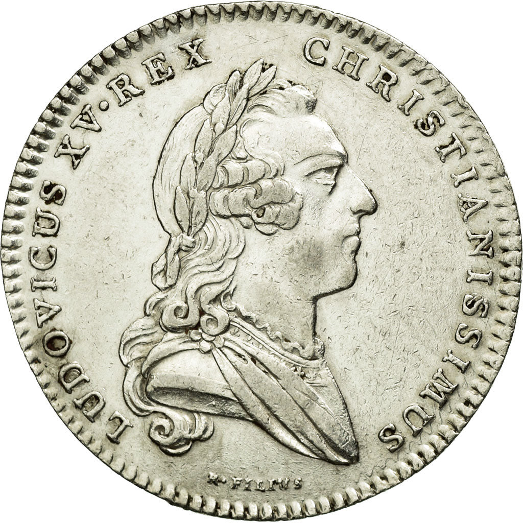 France, Token, Royal, 1764, MS(60-62), Silver, Feuardent:8771