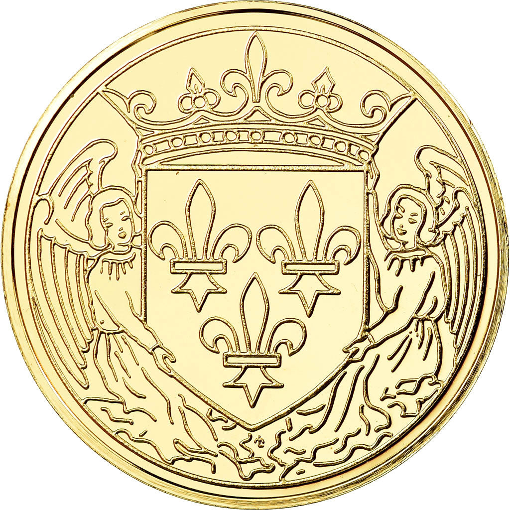 França, Medal, Les Rois de France, Louis XI, História, MS(65-70), Vermeil