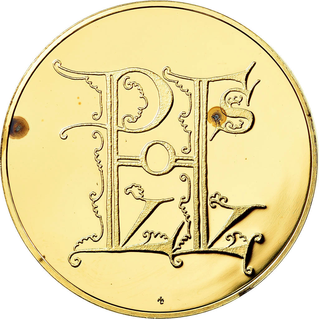 Frankreich, Medaille, Les Rois de France, Louis VII, History, STGL, Vermeil